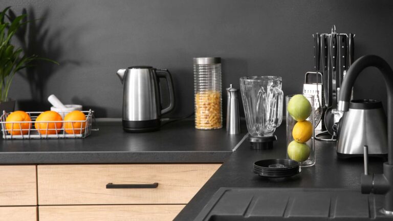sklep agd Stylish Kitchen Counter with Houseware, Appliances and Products